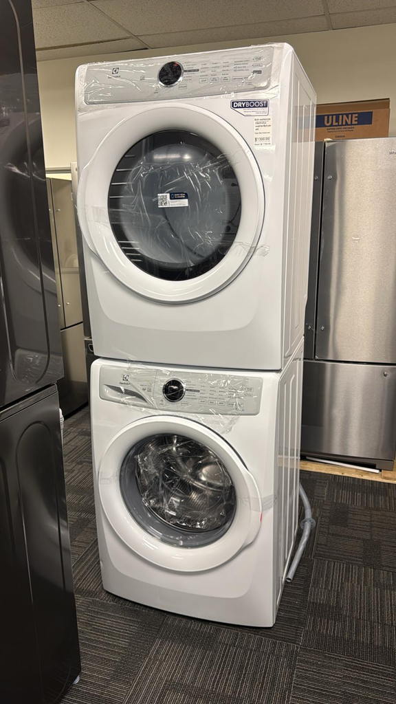 Electrolux 27" Laundry Suite                                                                      # W-ELFW7337AW D- ELFE733CAW