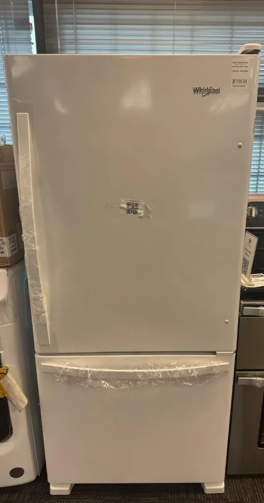 30" Whirlpool Refrigerator #WRB329DFBW  